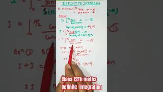 DEFINITE INTEGRATION SHORTCUTClass 12 Maths Definite Integration Tipscbse iitjee integration [upl. by Nylatsyrc]