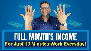 Full Month’s Income For Just 10 Minutes Work Everyday [upl. by Rissa]