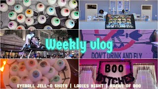 WEEKLY VLOG  New Orleans Krewe of boo parade making eyeball JellO shots girls night Halloween [upl. by Australia876]