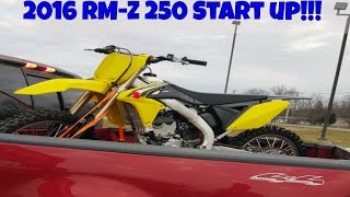 2016 Suzuki RMZ 250 Walk aroundStart up [upl. by Ozen701]