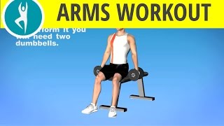 Arms Exercise with Weights for Men [upl. by Noll286]