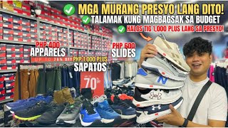 Store Outlet Murang PRESYO ng SAPATOS Apparels and Slides  EveryDay SALE sa Outlet na ito [upl. by Brause]