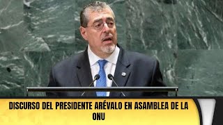 Discurso del Presidente Arévalo en Asamblea de la ONU [upl. by Ellehcear]