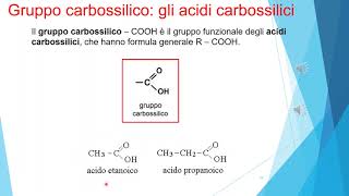 gruppi funzionalialdeidi chetoni acidi carbossilici [upl. by Subak455]