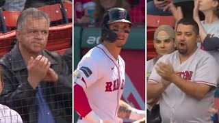 Boston Red Sox fans give Jarren Duran standing ovation in return from suspension [upl. by Trumaine]