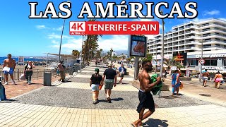 TENERIFE  PLAYA DE LAS AMÉRICAS  What is the Atmosphere like Now 🌞 4K Walk ● May 2024 [upl. by Adaynek685]