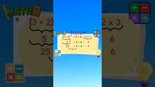 MATHEMATICS PEMDAS Order of Operations math educationalvideo gemdas pemdas mdas salts1328 [upl. by Anaxor304]