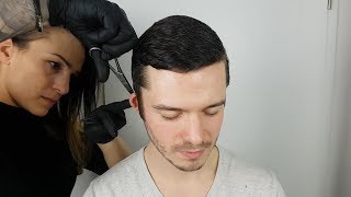 ASMR Haircut  Hairdresser Roleplay [upl. by Ariait]