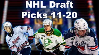 NHL Draft Rankings 1120 [upl. by Sedaiuqlem]