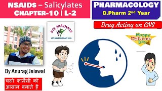 Salicylates  NSAIDs  L2 Chapter10  Pharmacology [upl. by Korman]