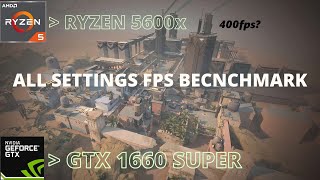 RYZEN 5600x  GTX 1660 SUPER  VALORANT  FPS BENCHMARK BIND 5600xgtx1660supervalorantfpstest [upl. by Yerffeg212]