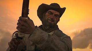 John Marston confronts Bill Williamson at Fort Mercer  RDR PC 4K HD Textures [upl. by Miculek]