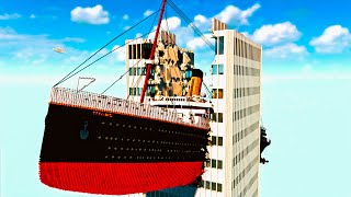 Titanic and Ships vs Office Building  Teardown [upl. by Aphra302]