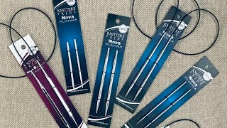 Knitting Needles unpacking amp review  KNITTERS PRIDE Nova Platina Regular amp Cubics Interchangeable [upl. by Langer]