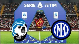 ATALANTA vs INTER  Serie A  11° Giornata  live livestream [upl. by Brookes]