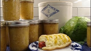 Homemade Sauerkraut  Fermented in Crock amp Canned [upl. by Aidualk919]