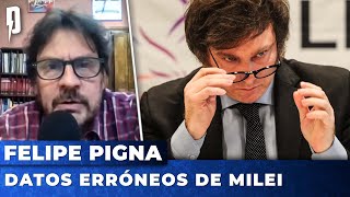 Felipe Pigna y los DATOS ERRÓNEOS de MILEI [upl. by Balthasar]