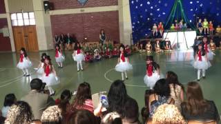 Baile Muñeco de Nieve  Kinder A Colegio Maria Inmaculada 16Dic2016 [upl. by Gorski]