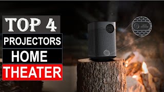 TOP 4 Best Projectors for Home Theater in 2024  2024 Best Projectors Reviews [upl. by Noraha192]