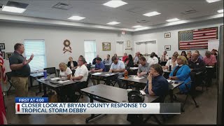 Bryan County releases timeline of Debby response 264 homes impacted [upl. by Perron]