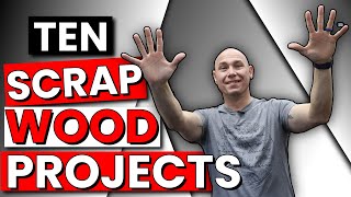 10 AMAZING Scrap Wood Project Ideas  Beginner Woodworking Projects [upl. by Talich]