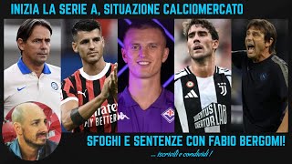 🤯 DEVASTANTE FABIO BERGOMI INTER MILAN JUVE CAOS CONTE a NAPOLI GUDMUNDSSON SERIE A e MERCATO [upl. by Adnowal]