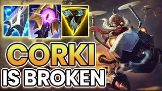 HOW TO PLAY CORKI MID LIKE A PRO  WILD RIFT CORKI  WILD RIFT RANK CLIMB IN SEASON 14  BEST BUILDS [upl. by Ardiedal828]