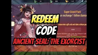 Ancient Seal The Exorcist  Diamond Exchange Code  Its Working 🔥🤫 gaming gameplay [upl. by Jojo]