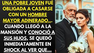 UNA JOVEN FUE OBLIGADA A CASARSE CON UN HOMBRE MAYOR ADINERADO PERO CUANDO LLEGÓ A LA MANSIÓN [upl. by Bushore]