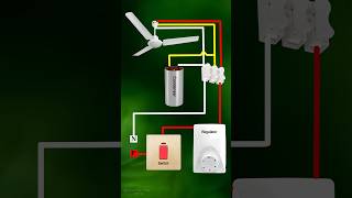 Ceiling Fan Connection  Ceiling Fan Regulator Connection  Ceiling Fan Wiring Diagram ceilingfan [upl. by Dickens]