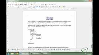 LibreOffice Writer  5 Opsommingstekens [upl. by Ellison933]