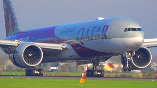 27 HEAVY LANDINGS  A380 B747 A350  Amsterdam Schiphol Polderbaan [upl. by Veljkov884]