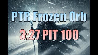 PTR Frozen Orb  Pit 100 Giga Blast  Diablo 4 Sorcerer [upl. by Nahtanod]