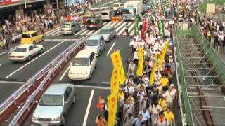 東京デモ ：さよなら原発 ：２０１１年９月１９日 ：５万人 [upl. by Gnot923]