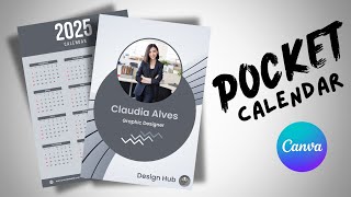 Create Your Own Pocket Calendar in Canva Easy Design Tutorial [upl. by Aiciles592]