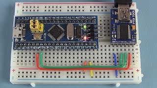 Getting started with the STM32 microcontroller  STM32F103C8T6 via Arduino [upl. by Nylehtak]