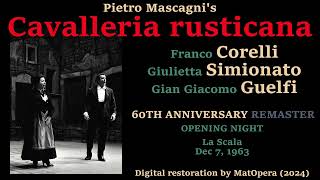 Cavalleria rusticana 1963 La Scala Stupendous Sound [upl. by Slocum26]