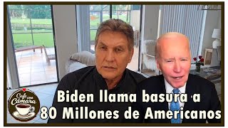 Biden llama basura a 80 Millones de Americanos [upl. by Adniral]