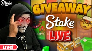 Stake India Giveaway Enter to Win Now  Live Giveaway on Stake  Live Casino Stake [upl. by Eadahc]