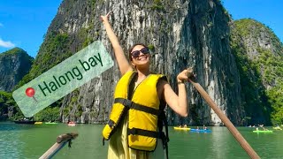 Halong Bay full day tour  Solo trip  Vietnam part 2 [upl. by Airod]