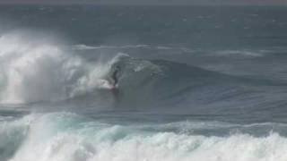 Surfing Jaws and Windsurfing Hookipa Winter Highlights [upl. by Llennhoj181]