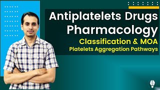 Antiplatelets Drugs Pharmacology  Platelet Aggregation Pathway [upl. by Atirat]