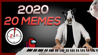 2020 in 20 MEMES in 2 Min and 20 Sec [upl. by Anilrahc]