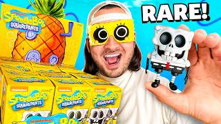 Opening SpongeBob SkullPants Mystery Figures Rare Skull SpongeBob [upl. by Nairrod798]