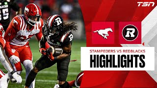 Calgary Stampeders vs Ottawa Redblacks  CFL HIGHLIGHTS WEEK 8 [upl. by Welbie]