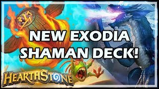 NEW EXODIA SHAMAN DECK  Rastakhan’s Rumble Hearthstone [upl. by Pohsib644]