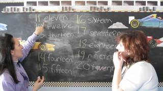 Lesson 14  Counting from 10 to 20  Learn English with Jennifer [upl. by Luigi]