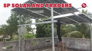 3 KW SOLAR ONGRID SETUP AMALNER [upl. by Wirth]