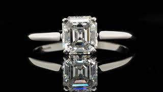 Tiffany amp Co 103ct IVS2 Emerald Cut Diamond Engagement Ring [upl. by Tyoh]