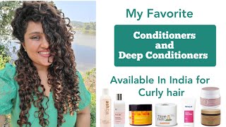 CurlyWavy hair Conditioners amp Deep conditioners India Favorite curly hair products Part 2 [upl. by Limbert]